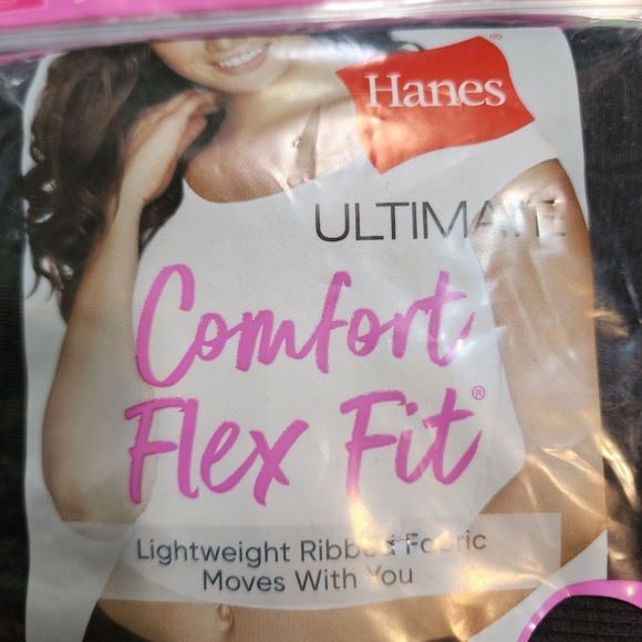 NEW Hanes Ultimate Comfort Flex Fit Hi-Cut Panties (4 Pack)Women's Size 8/XL - Picture 5 of 10